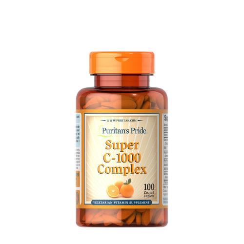 Puritan's Pride Komplex 1000 mg vitamínu C so šípkami (100 Kapsula)