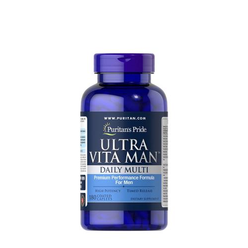 Puritan's Pride Ultra Vita Man™ Multivitamín pre mužov (predĺžená absorpcia)  (180 Kapsula)