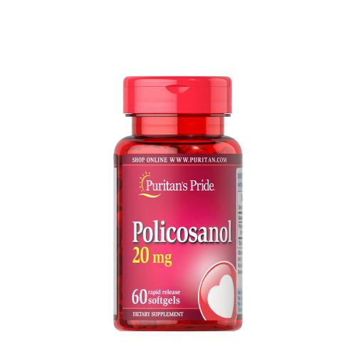 Puritan's Pride Vzorec polykozanolu 20 mg (60 Mäkká kapsula)
