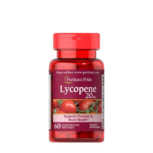 Puritan's Pride Lykopén 20 mg softgely - antioxidačná ochrana (60 Mäkká kapsula)