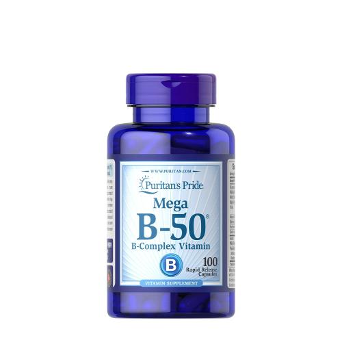 Puritan's Pride Komplex vitamínu B-50® (100 Kapsula)