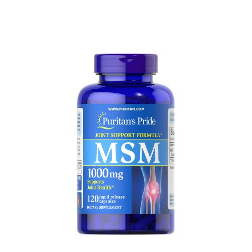 Puritan's Pride MSM 1000 mg - posilnenie kľbov (120 Kapsula)
