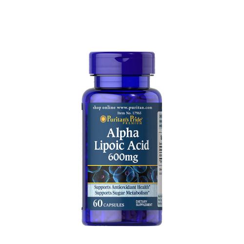 Puritan's Pride Kyselina alfa-lipoová 600 mg (60 Kapsula)