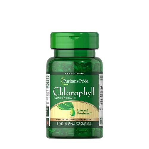 Puritan's Pride Chlorofyl 50 mg koncentrát (100 Mäkká kapsula)