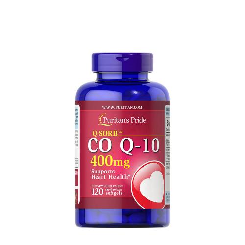 Puritan's Pride Q-SORB™ Q-10 koenzým 400 mg (120 Mäkká kapsula)
