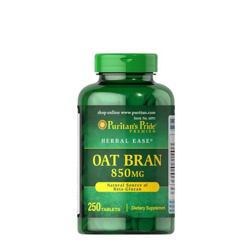 Puritan's Pride Ovsené otruby 850 mg - Oat Bran 850 mg (250 Tableta)