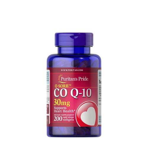 Puritan's Pride Q-SORB™ Q-10 koenzým 30 mg (200 Mäkká kapsula)
