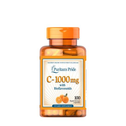 Puritan's Pride Vitamín C 1000 mg kapsuly s bioflavonoidmi (100 Kapsula)