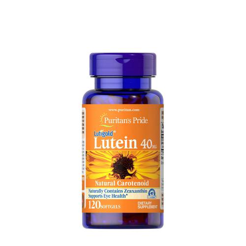 Puritan's Pride Luteín 40 mg - očný vitamín (120 Mäkká kapsula)