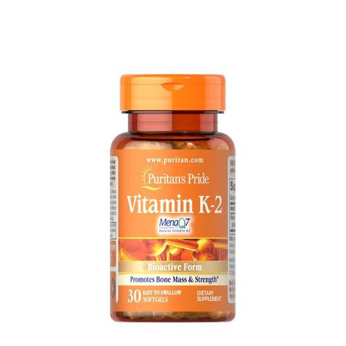 Puritan's Pride Vitamín K - vitamín K-2 (MenaQ7) 50 mcg (30 Mäkká kapsula)