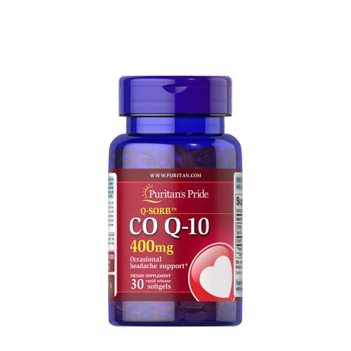 Puritan's Pride Q-SORB™ Q-10 koenzým 400 mg (30 Mäkká kapsula)