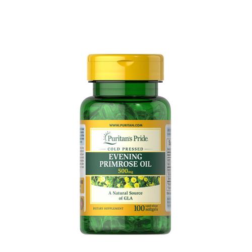 Puritan's Pride PMS redukujúci olej z púpalky 500 mg s GLA  (100 Mäkká kapsula)