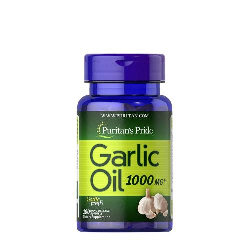 Puritan's Pride Garlic Oil 1000 mg (100 Mäkká kapsula)