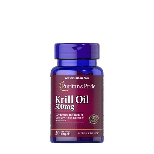 Puritan's Pride Krilový olej 500 mg - Krill Oil 500 mg (30 Mäkká kapsula)