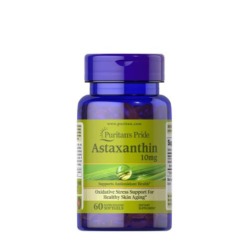 Puritan's Pride Astaxantín 10 mg - Astaxanthin 10 mg (60 Mäkká kapsula)