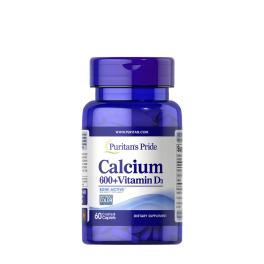 Puritan's Pride Calcium 600 + Vitamin D3 (60 Kapsula)
