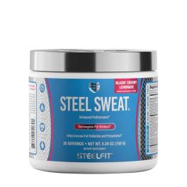   Steelfit Steel Sweat® - Termogénny predtréningový tréning - Steel Sweat® - Thermogenic Pre-workout (150 g, Blazin' Cherry Lemonade)