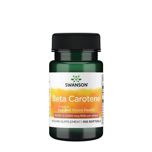 Swanson Beta-karotén (vitamín A) - Beta-Carotene (Vitamin A) (100 Mäkká kapsula)