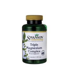   Swanson Trojitý komplex horčíka - Triple Magnesium Complex (100 Kapsula)
