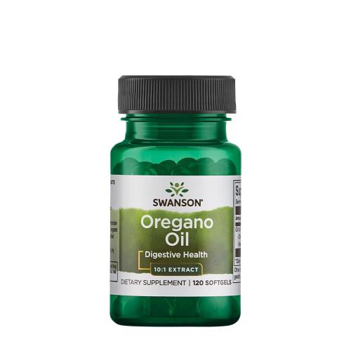 Swanson Oreganový olej 10:1 extrakt - Oregano Oil 10:1 Extract (120 Mäkká kapsula)