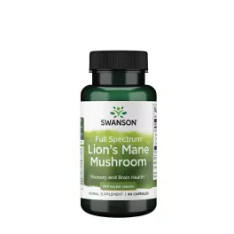   Swanson Hríb levia hriva - Lion's Mane Mushroom (60 Kapsula)