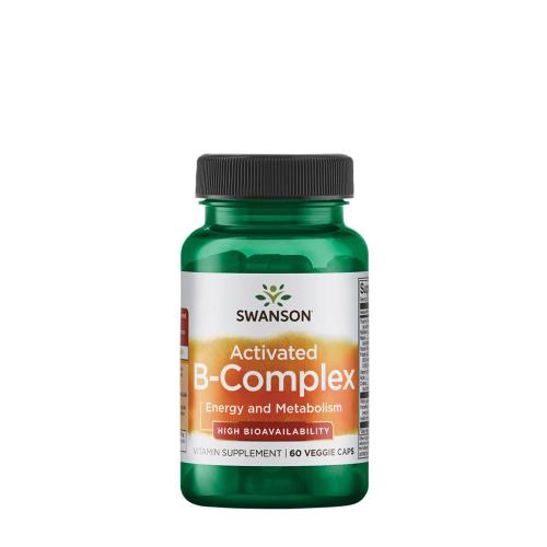 Swanson Komplex vitamínov B (60 Veggie Kapsula)