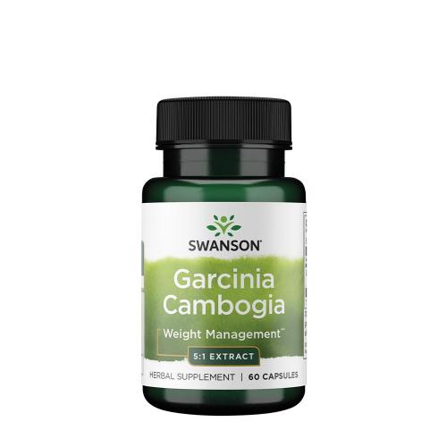 Swanson Garcinia Cambogia extrakt 5: 1 80 mg - Garcinia Cambogia 5:1 Extract 80 mg (60 Kapsula)