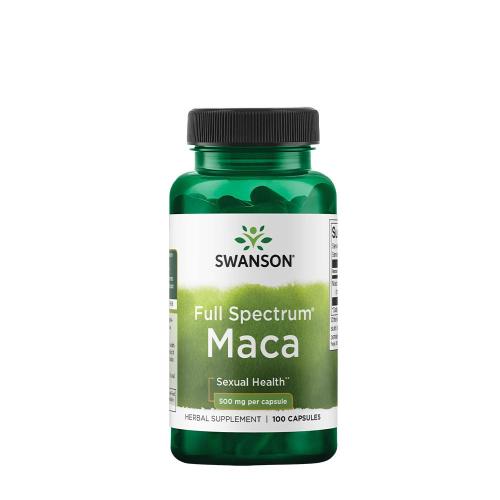 Swanson Plné spektrum Maca 500 mg - Full Spectrum Maca 500 mg (100 Kapsula)
