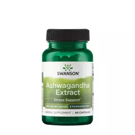   Swanson Extrakt z ašvagandy - štandardizovaný 450 MG - Ashwagandha Extract - Standardized 450 MG (60 Kapsula)