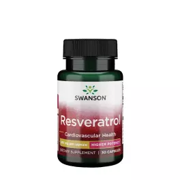   Swanson Resveratrol - vyššia účinnosť 250 MG - Resveratrol - Higher Potency 250 MG (30 Kapsula)