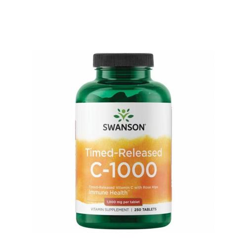 Swanson Vitamín C-1000 - C-1000 Vitamin (250 Tableta)