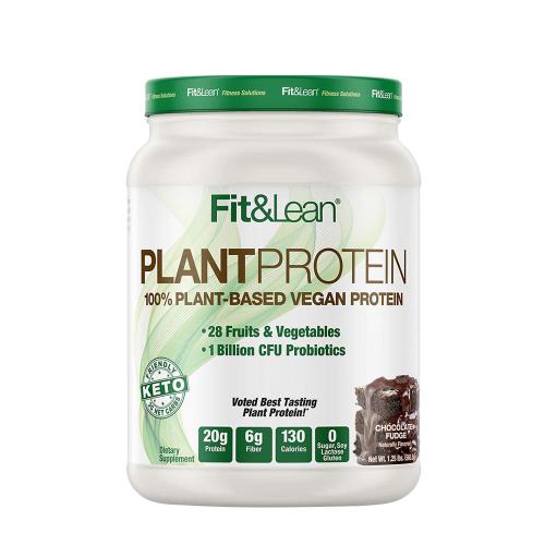 Fit & Lean Rastlinné bielkoviny - Plant Protein (566 g, Čokoládový fondán)