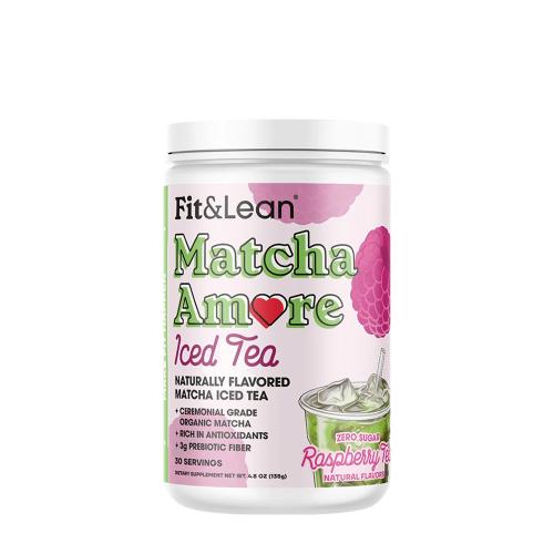 Fit & Lean Matcha Amore - Iced Tea (135 g, Malinový ľadový čaj)