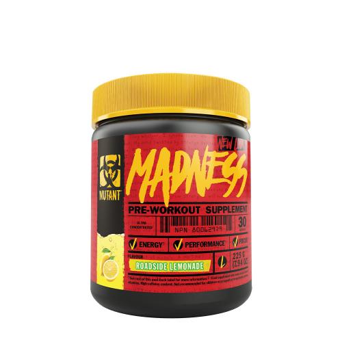 Mutant Madness -energizér pred tréningom (225 g, Roadside Limonáda)