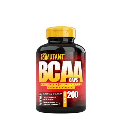 Mutant BCAA Caps - Aminokyseliny (200 Kapsula)