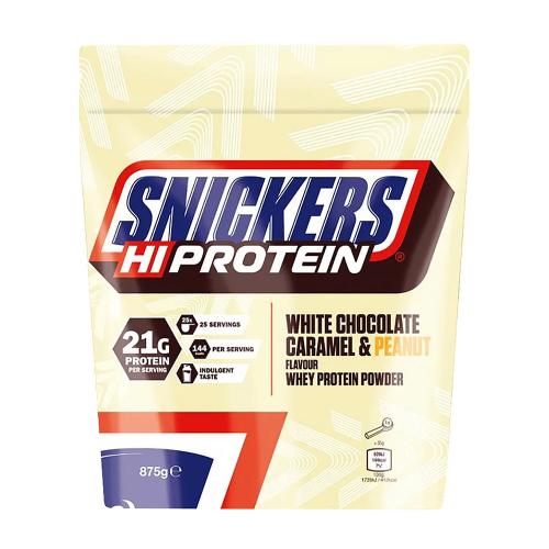 Snickers Proteínový prášok Snickers - Snickers Protein Powder (875 g, Biela čokoláda, karamel a arašidy)