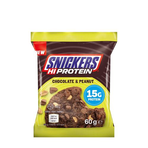 Mars Snickers HI-PROTEIN Cookie - Snickers HI-PROTEIN Cookie (1 tyčinka, Čokoládové arašidy)