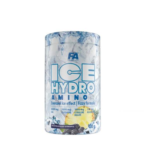 FA - Fitness Authority Ice Hydro Komplexný prášok aminokyselín  (480 g, Ostružina ananás)
