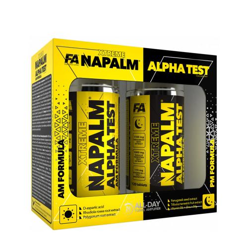 FA - Fitness Authority NAPALM Alpha Test (AM PM Formula) 240 tabliet (2x120 tabliet) (240 Tableta)
