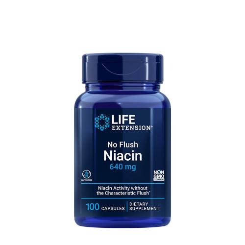 Life Extension Niacín (inozitol hexanikotinát) 640 mg (100 Kapsula)