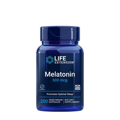 Life Extension Melatonín 500 mcg (200 Veg Kapsula)