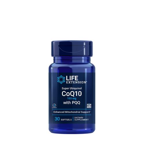 Life Extension Super Ubiquinol CoQ10 s PQQ 100 mg (30 Mäkká kapsula)