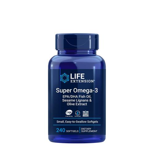 Life Extension Omega-3 EPA/DHA rybí olej (240 Mäkká kapsula)