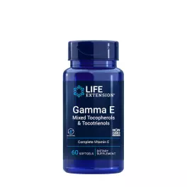   Life Extension Plné spektrum vitamínu E s tokoferolom a tokotrienolom (60 Mäkká kapsula)