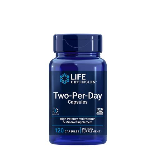 Life Extension Two-Per-Day - Multivitamíny a minerály denne (120 Kapsula)