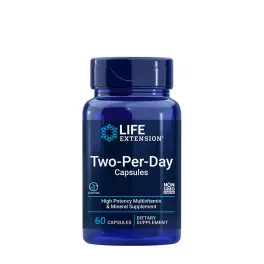   Life Extension Two-Per-Day - Multivitamíny a minerály denne (60 Kapsula)