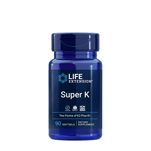 Life Extension Super vitamín K (90 Mäkká kapsula)