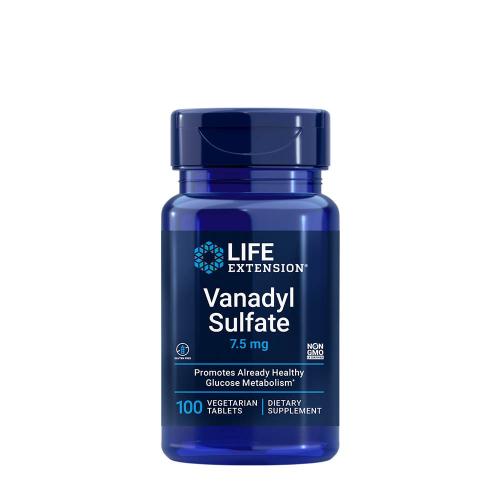 Life Extension Podpora metabolizmu glukózy Vanadyl sulfát 7,5 mg (100 Veg Tableta)