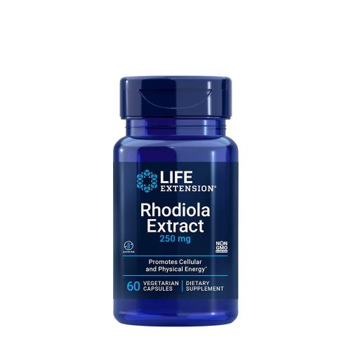 Life Extension Rhodiola extrakt 250 mg - Rhodiola extrakt (60 Veg Kapsula)