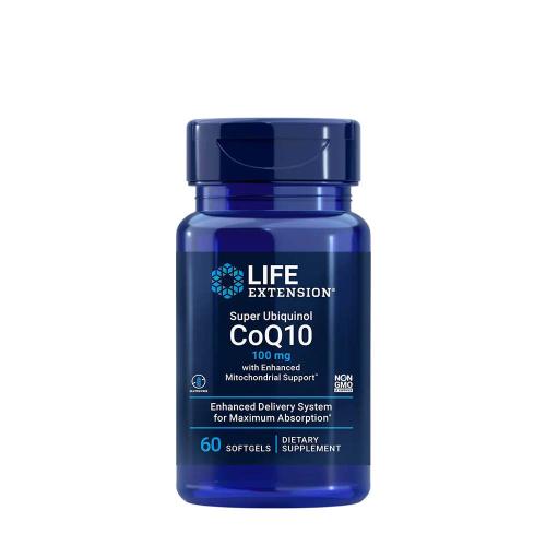 Life Extension Super Ubiquinol CoQ10 100 mg - Zvýšená podpora mitochondrií (60 Mäkká kapsula)